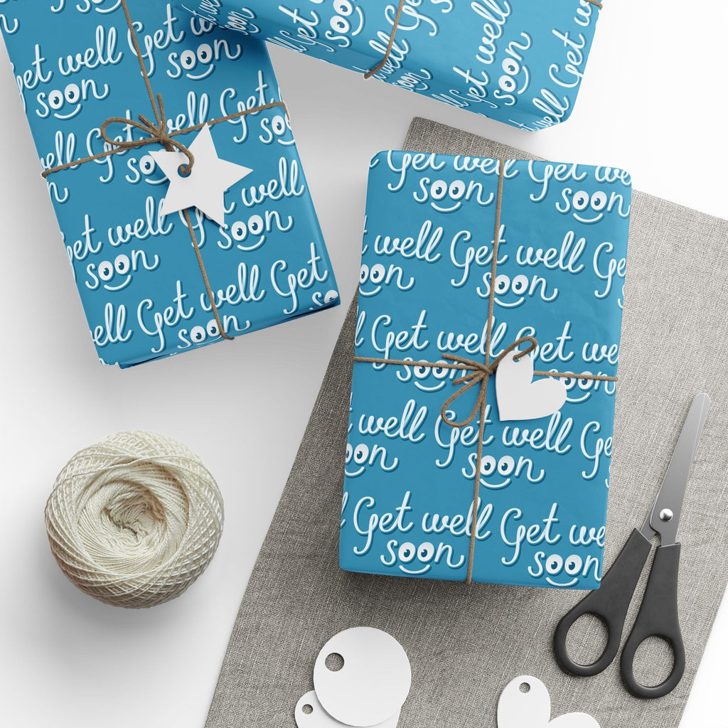Get Well Soon Wrapping Paper Design 003 | Holiday Gift Wrapping Paper Roll