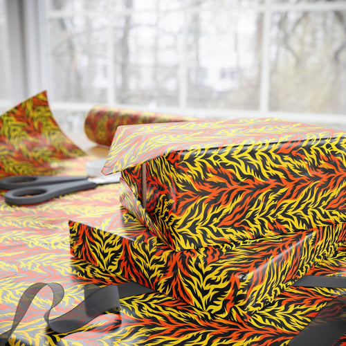 Animal Print Design 031 Tiger Skin Wrapping Paper - Holiday Gift Wrapping Paper Roll