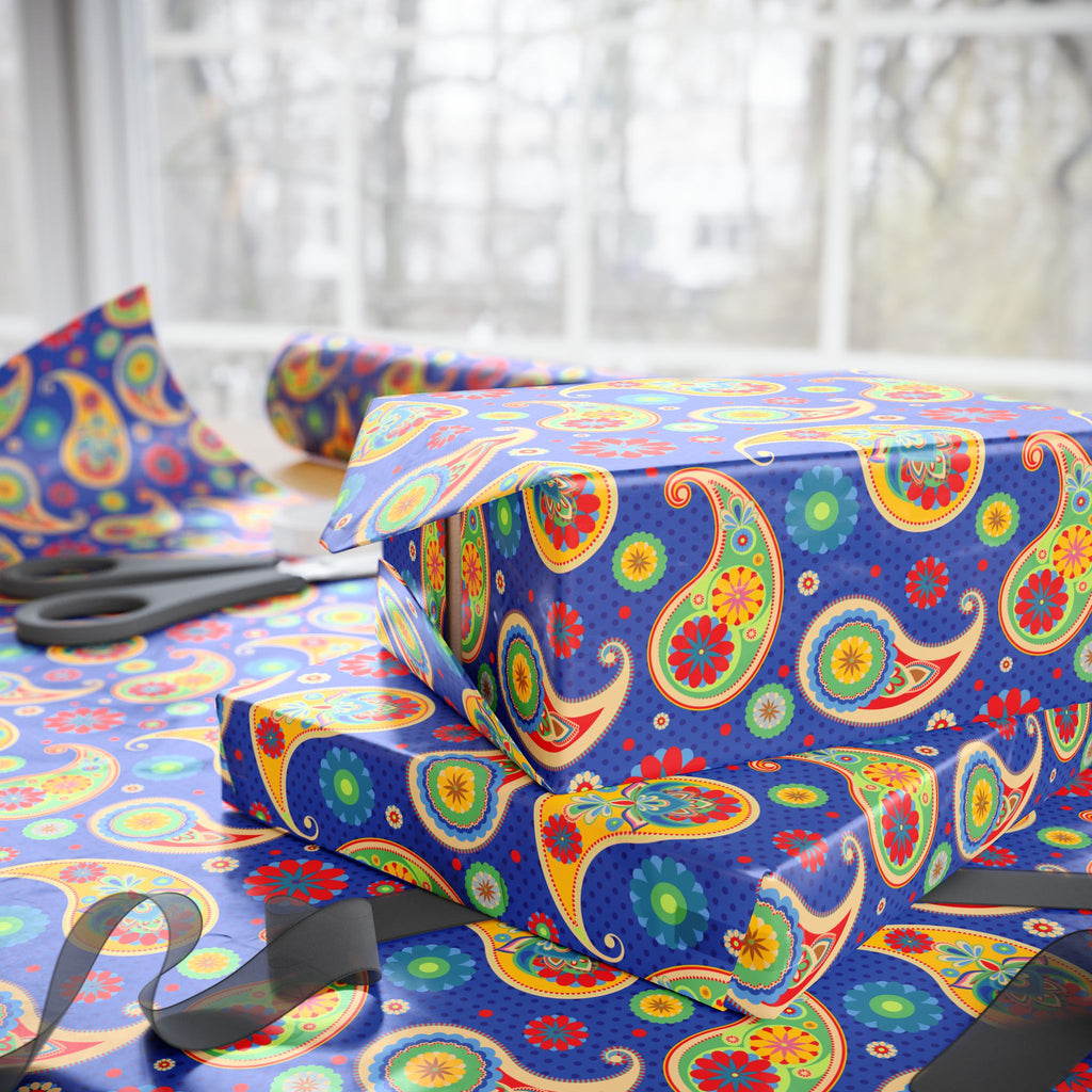 Paisley Design 005 Wrapping Paper - Holiday Gift Wrapping Paper Roll
