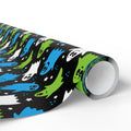 Halloween Colorful Ghosts Wrapping Paper | Holiday Gift Wrapping Paper Roll