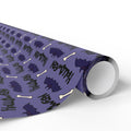 Halloween Batty Bones Wrapping Paper | Holiday Gift Wrapping Paper Roll