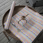 Christmas Ugly Lights White Wrapping Paper | Holiday Gift Wrapping Paper Roll