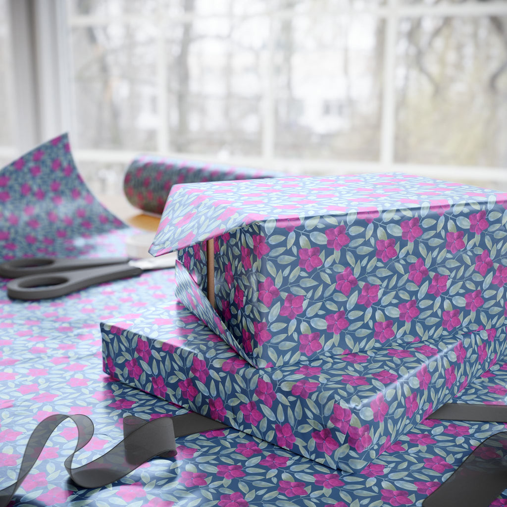Floral Design 021 Wrapping Paper - Holiday Gift Wrapping Paper Roll