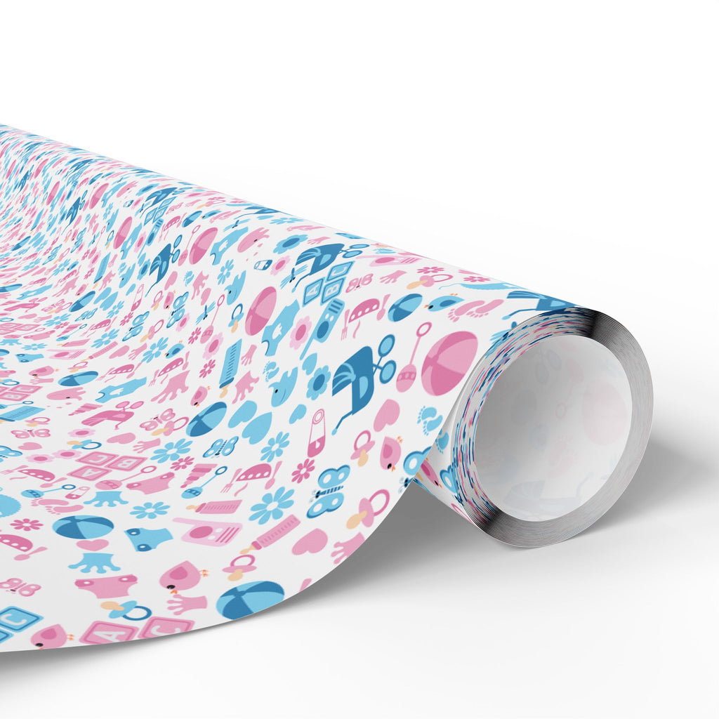 Baby Shower Wrapping Paper Design 007 - Holiday Gift Wrapping Paper Roll