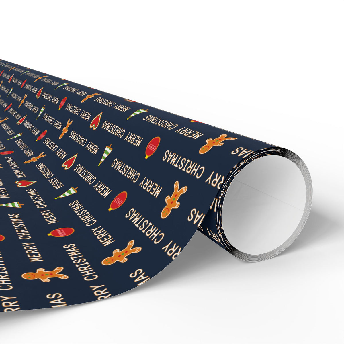 Christmas Cascading Wishes Wrapping Paper | Holiday Gift Wrapping Paper Roll