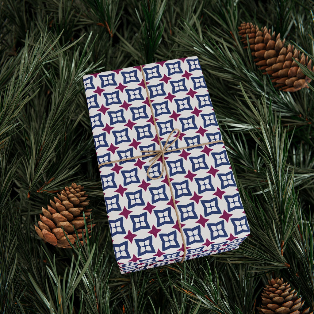 Geometric Design 013 Wrapping Paper - Holiday Gift Wrapping Paper Roll