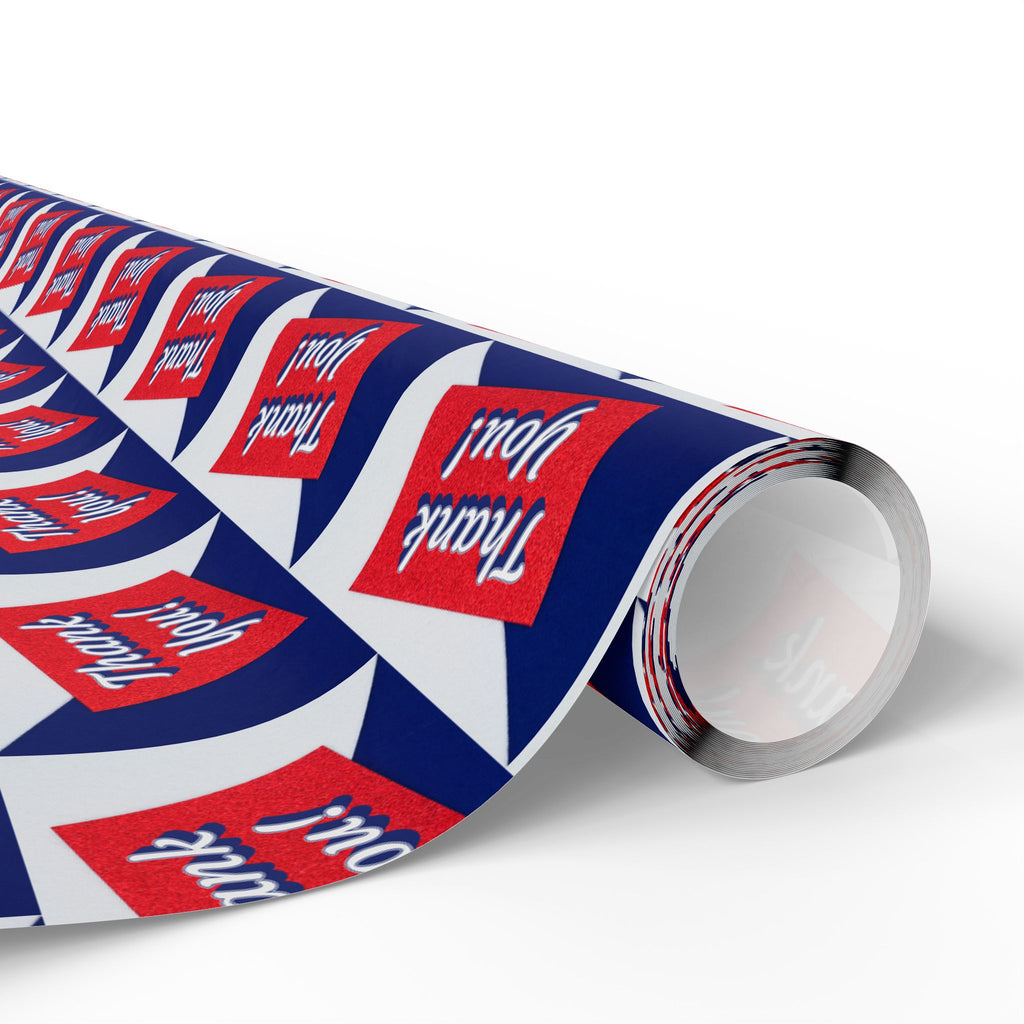 Thank You Envelope Wrapping Paper Design | Holiday Gift Wrapping Paper Roll