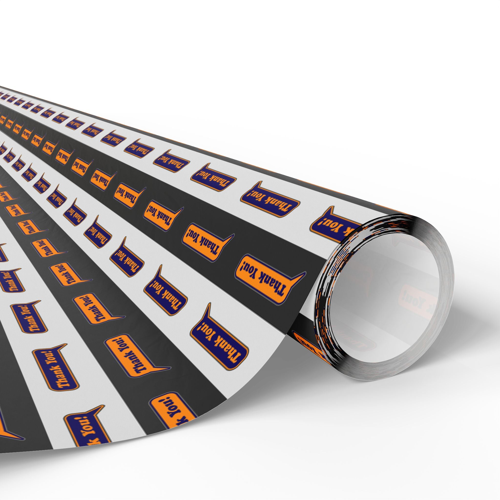 Thank You Conversation Bubbles Wrapping Paper Design | Holiday Gift Wrapping Paper Roll
