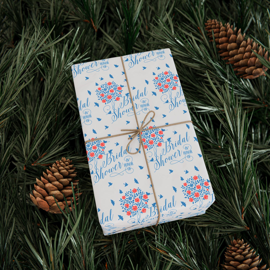 Bridal Shower Wrapping Paper Design 009 - Holiday Gift Wrapping Paper Roll