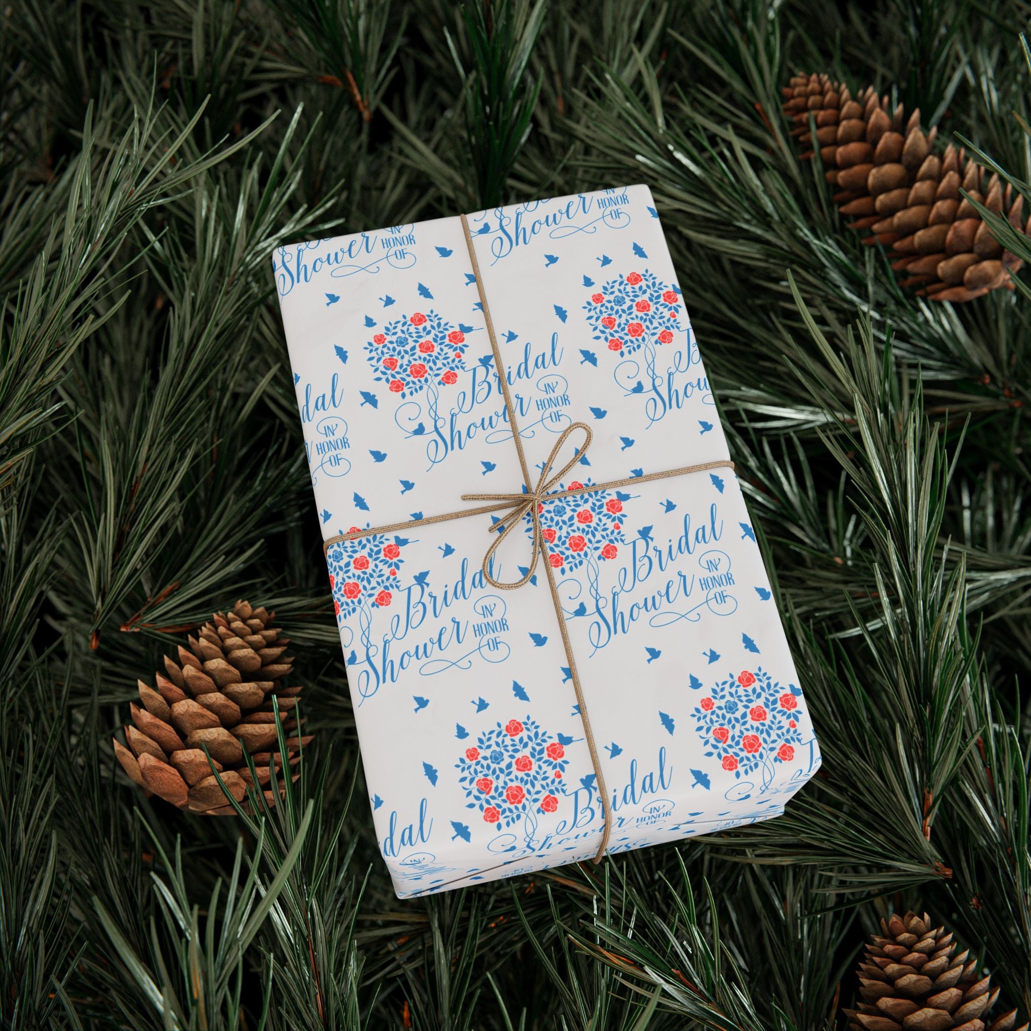 Bridal Shower Wrapping Paper Design 009 - Holiday Gift Wrapping Paper Roll