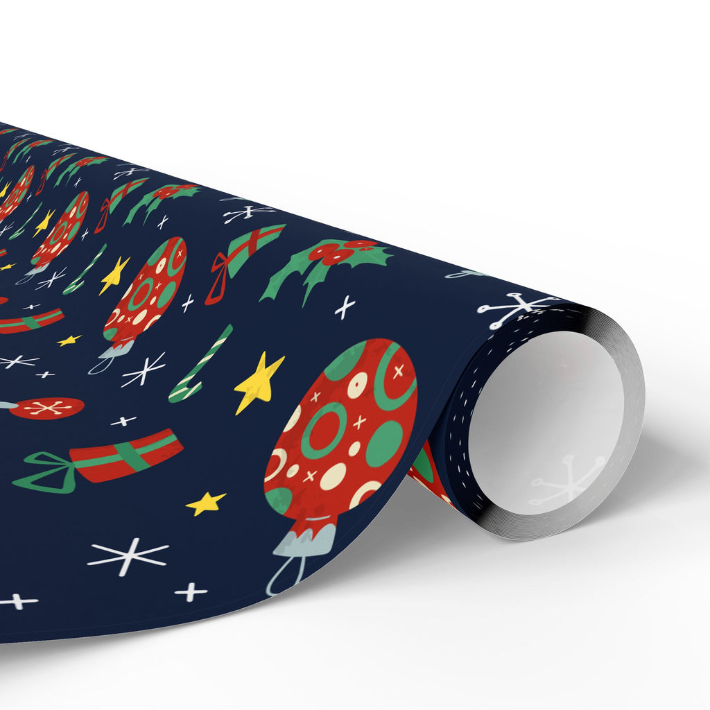 Christmas Artistic Holiday Wrapping Paper | Holiday Gift Wrapping Paper