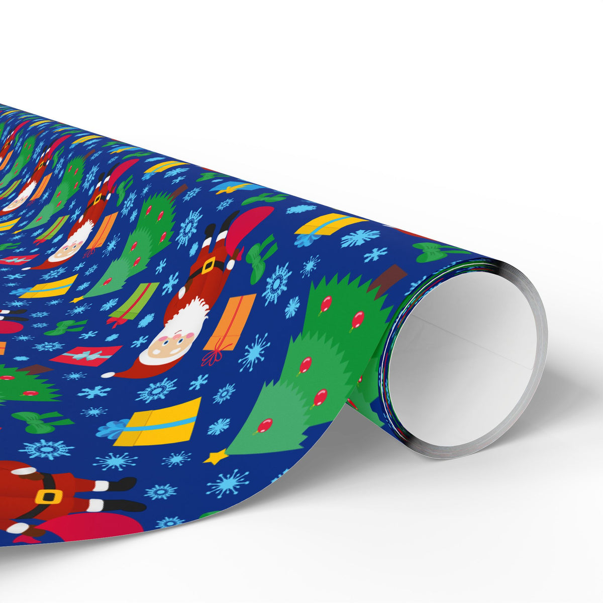 Christmas Blue Christmas Wrapping Paper | Holiday Gift Wrapping Paper