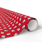NSFW "The Shocker" on Red Wrapping Paper - Holiday Gift Wrapping Paper Roll