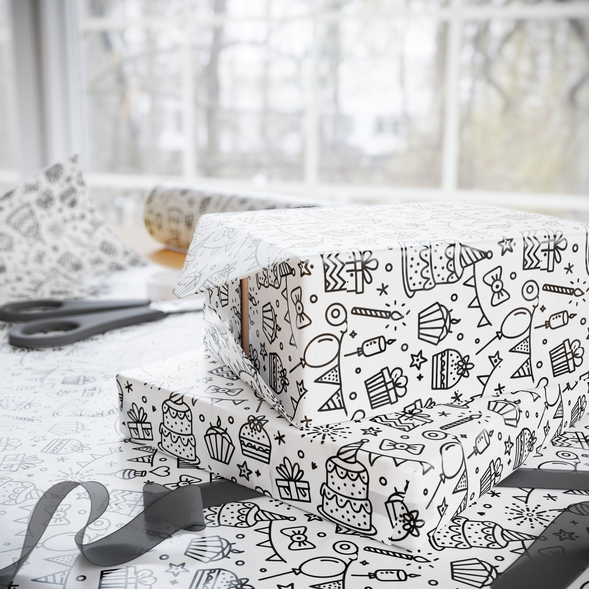Birthday Wrapping Paper Design 003 - Holiday Gift Wrapping Paper Roll