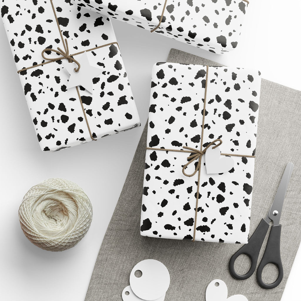 Animal Print Design 034 Cowhide Wrapping Paper - Holiday Gift Wrapping Paper Roll