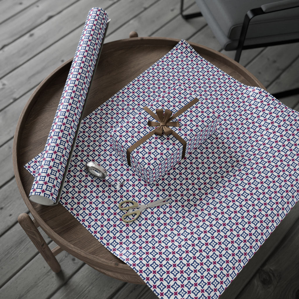 Geometric Design 013 Wrapping Paper - Holiday Gift Wrapping Paper Roll