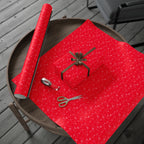Valentine's Day Doodle Hearts Wrapping Paper | Holiday Gift Wrapping Paper Roll