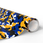 Pittsburgh Panthers Inspired Camoflauge Wrapping Paper - Holiday Gift Wrapping Paper Roll
