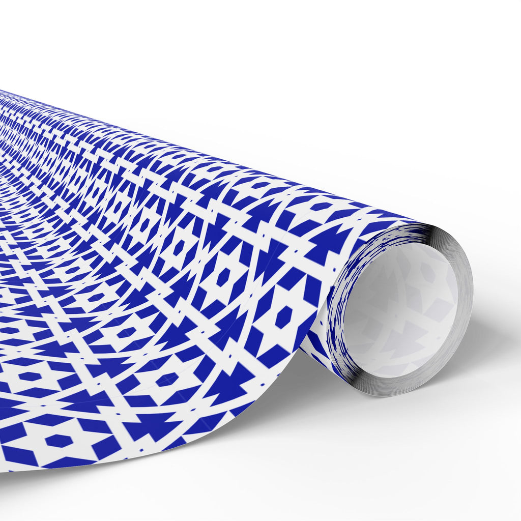 Hanukkah Abstract Star of David Wrapping Paper | Holiday Gift Wrapping Paper Roll