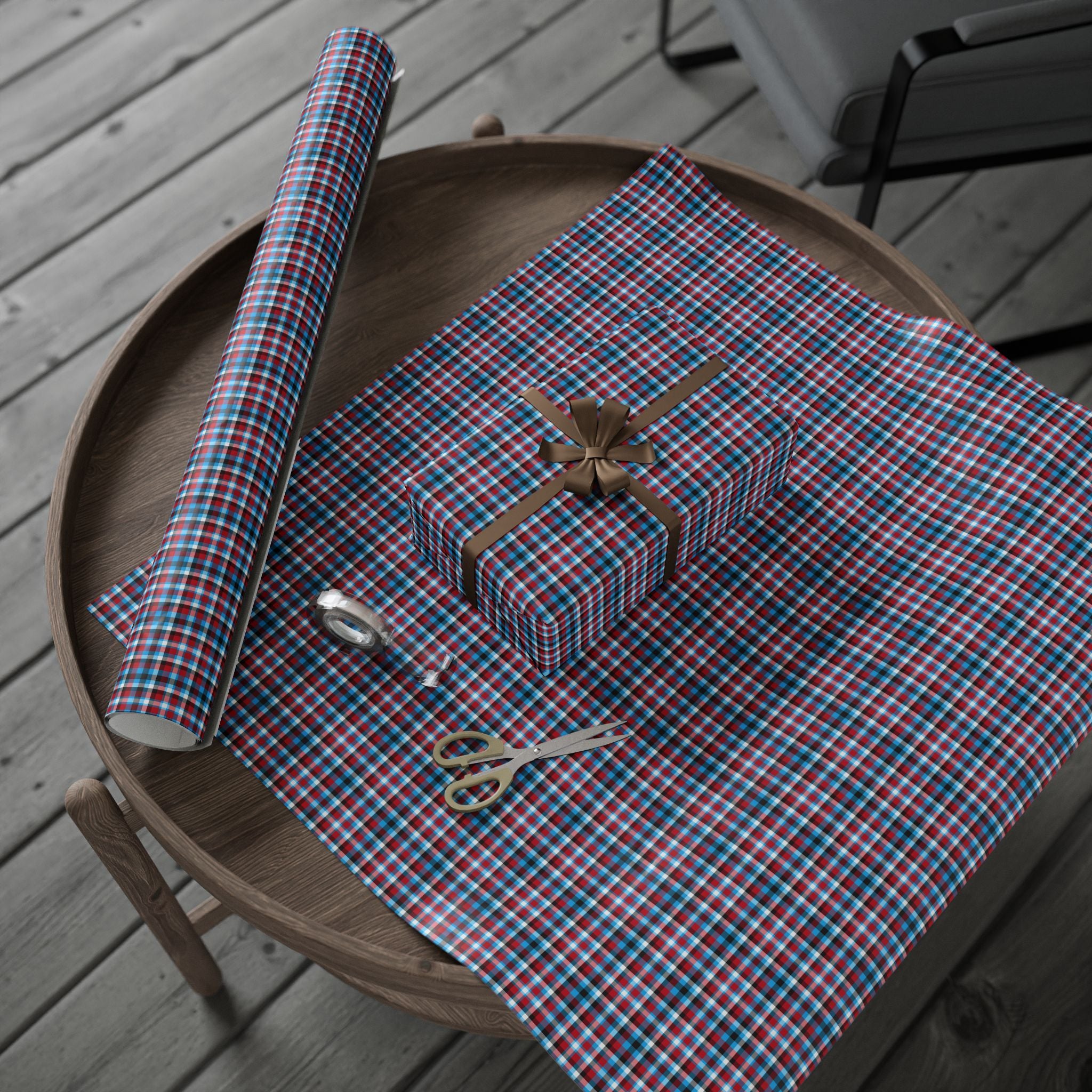 Tartan Plaid Design 008 Wrapping Paper - Holiday Gift Wrapping Paper Roll