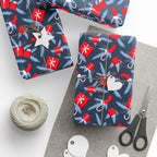 Christmas Blue Spruce Gifts Wrapping Paper | Holiday Gift Wrapping Paper