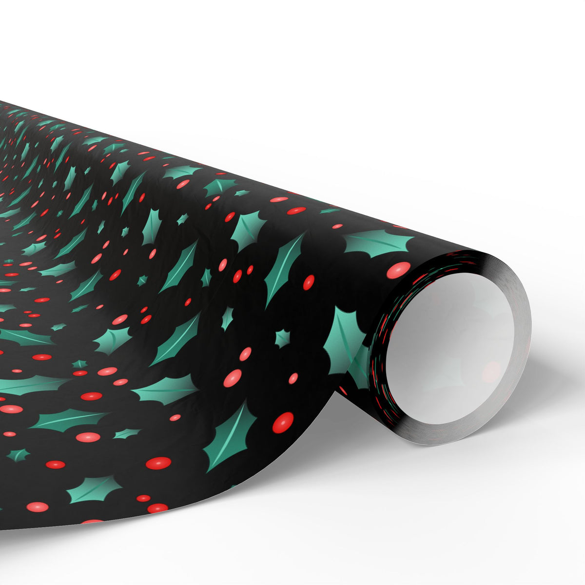 Christmas Boughs of Holly Wrapping Paper | Holiday Gift Wrapping Paper
