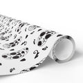 Day of the Dead Glamorous Black & White Sugar Skulls Wrapping Paper | Holiday Gift Wrapping Paper Roll