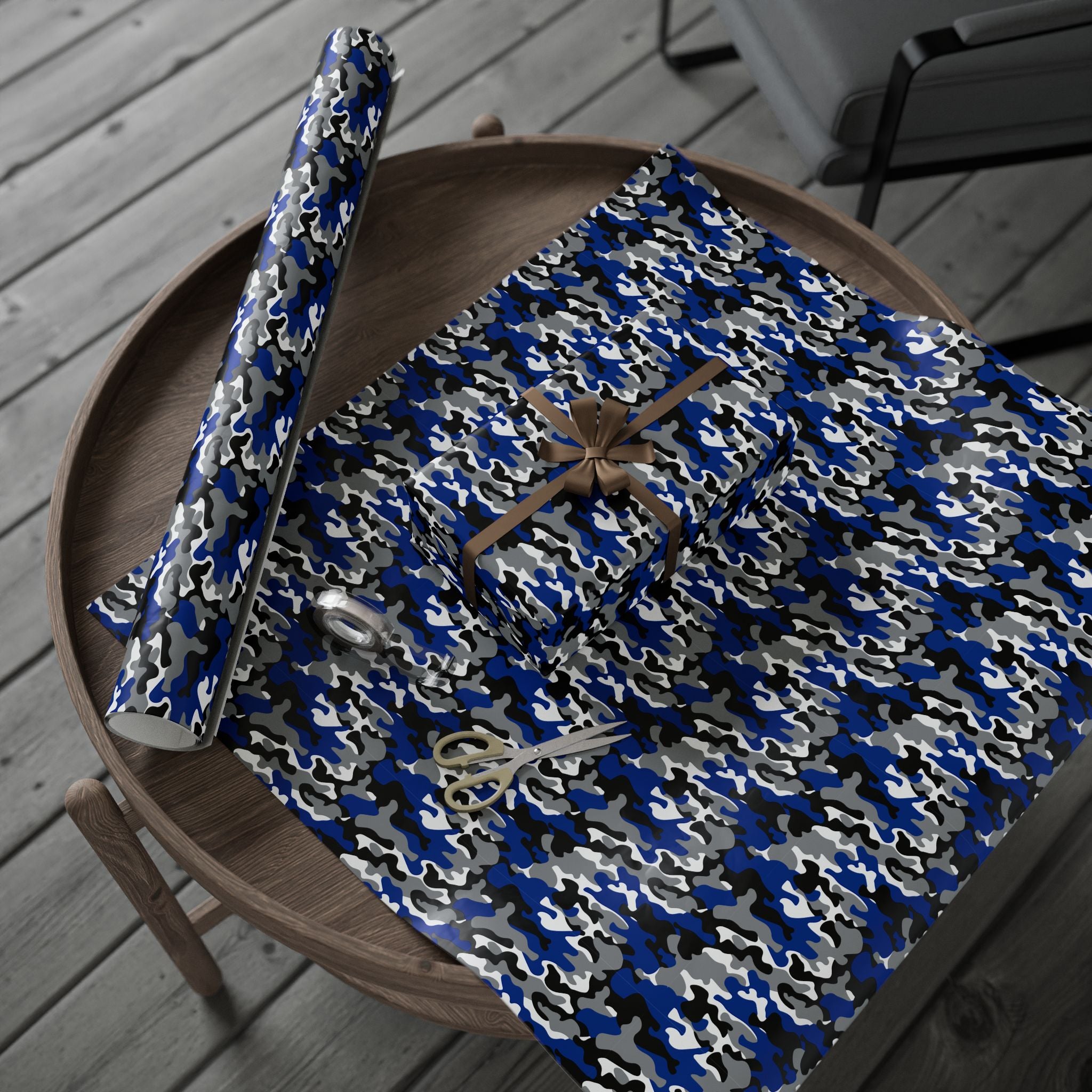 Air Force Falcons Inspired Camoflauge Wrapping Paper - Holiday Gift Wrapping Paper Roll