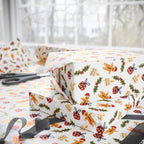 Christmas Burning Candles Wrapping Paper | Holiday Gift Wrapping Paper Roll