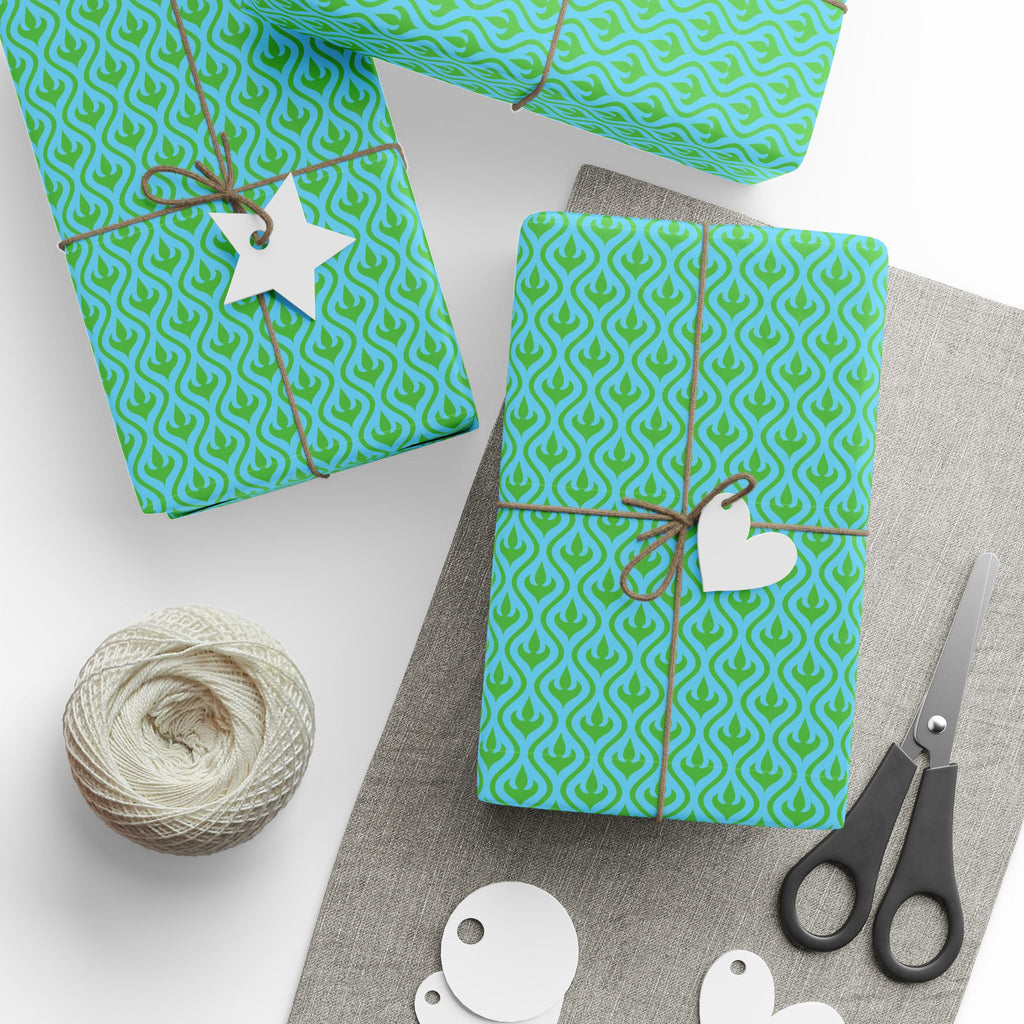 Geometric Design 005 Wrapping Paper - Holiday Gift Wrapping Paper Roll
