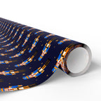 Christmas Blue Nutcracker Wrapping Paper | Holiday Gift Wrapping Paper