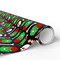 Halloween Zombie Pieces Wrapping Paper | Holiday Gift Wrapping Paper Roll