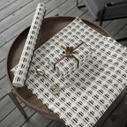 Father's Day Mustache Heart Wrapping Paper - Holiday Gift Wrapping Paper Roll
