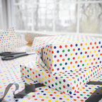 Pride Rainbow Polka Dots Wrapping Paper Design | Holiday Gift Wrapping Paper Roll