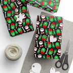 Halloween Zombie Pieces Wrapping Paper | Holiday Gift Wrapping Paper Roll