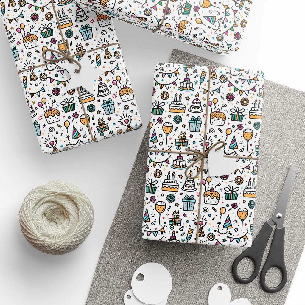 Birthday Wrapping Paper Design 032 - Holiday Gift Wrapping Paper Roll