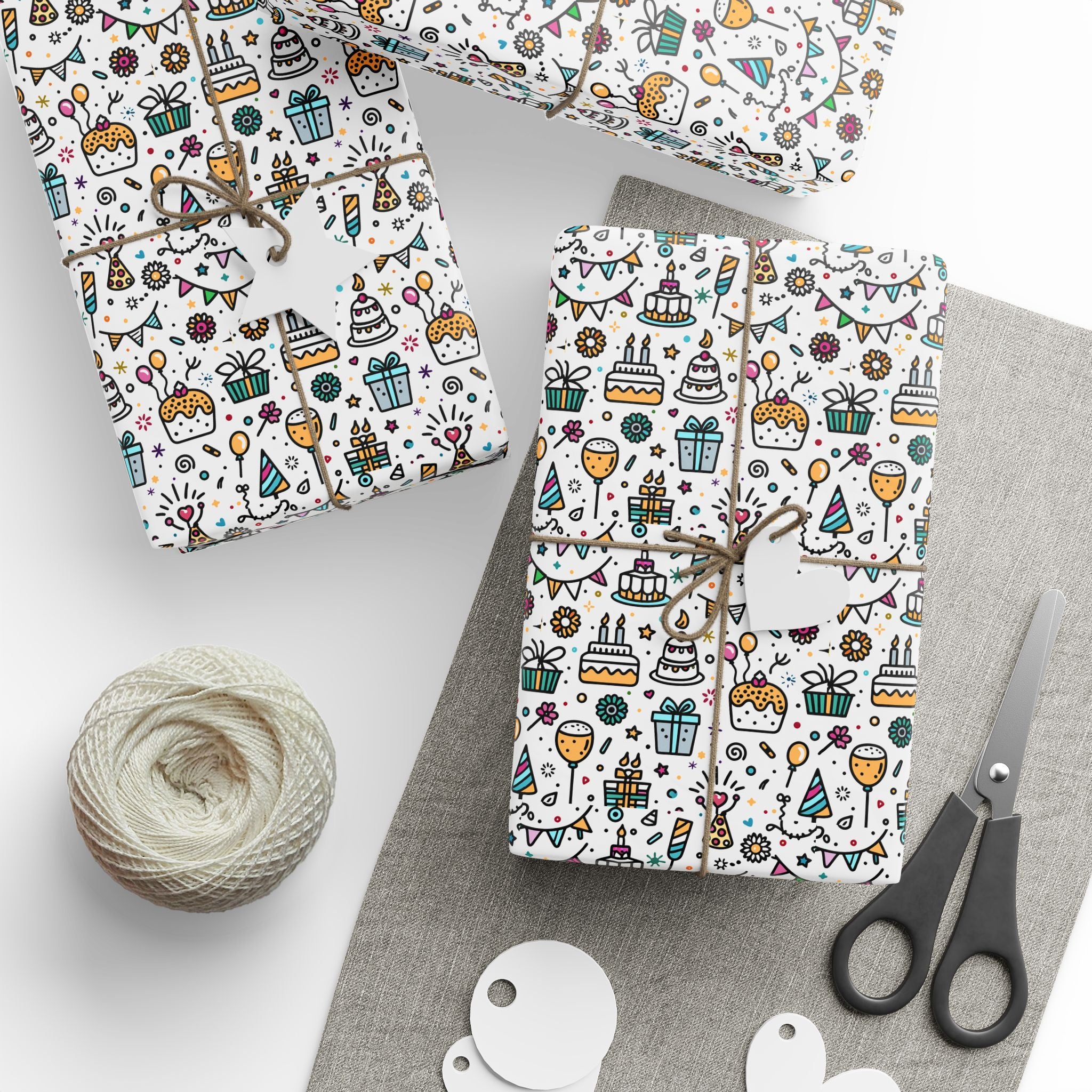 Birthday Wrapping Paper Design 032 - Holiday Gift Wrapping Paper Roll