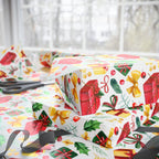 Christmas Watercolor Spruces Wrapping Paper | Holiday Gift Wrapping Paper Roll