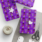 Day of the Dead Dancing Skeletons Wrapping Paper | Holiday Gift Wrapping Paper Roll