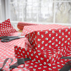 NSFW "The Shocker" on Red Wrapping Paper - Holiday Gift Wrapping Paper Roll
