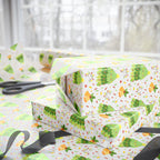 Christmas Watercolor Lights Wrapping Paper | Holiday Gift Wrapping Paper Roll