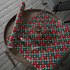 Christmas Checkered Santa Wrapping Paper | Holiday Gift Wrapping Paper Roll