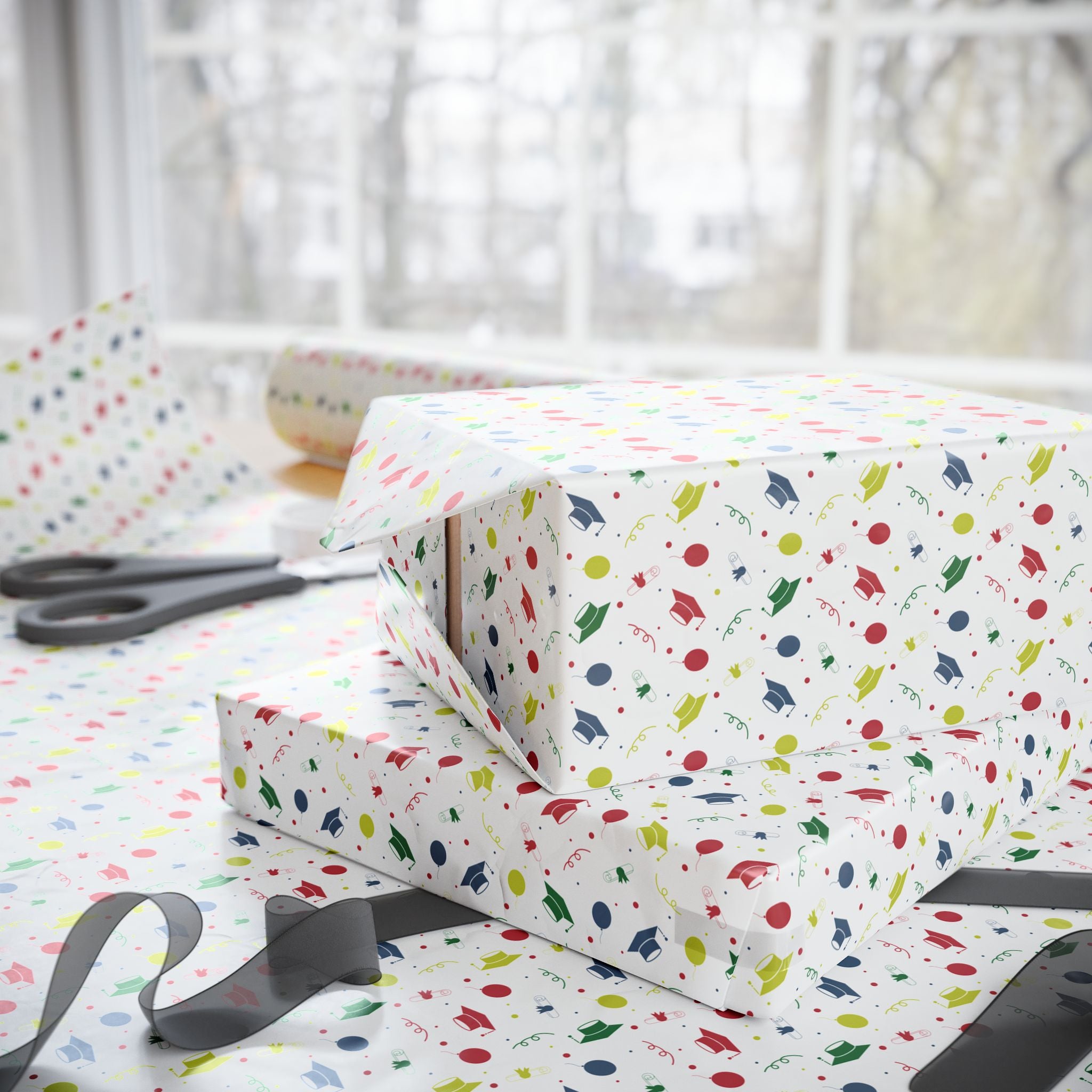 Graduation Wrapping Paper Design 004 - Holiday Gift Wrapping Paper Roll