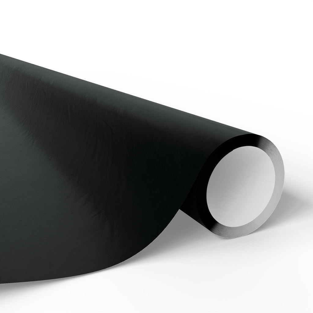 Solid Black Wrapping Paper - Holiday Gift Wrapping Paper Roll