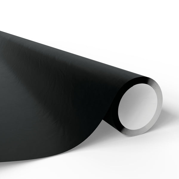 Solid Black Wrapping Paper - Holiday Gift Wrapping Paper Roll