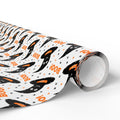 Halloween Boo Hats Wrapping Paper | Holiday Gift Wrapping Paper Roll