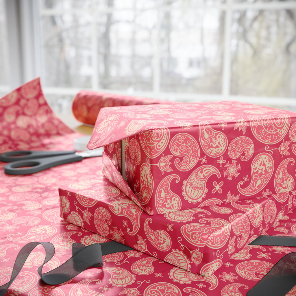 Paisley Design 003 Wrapping Paper - Holiday Gift Wrapping Paper Roll