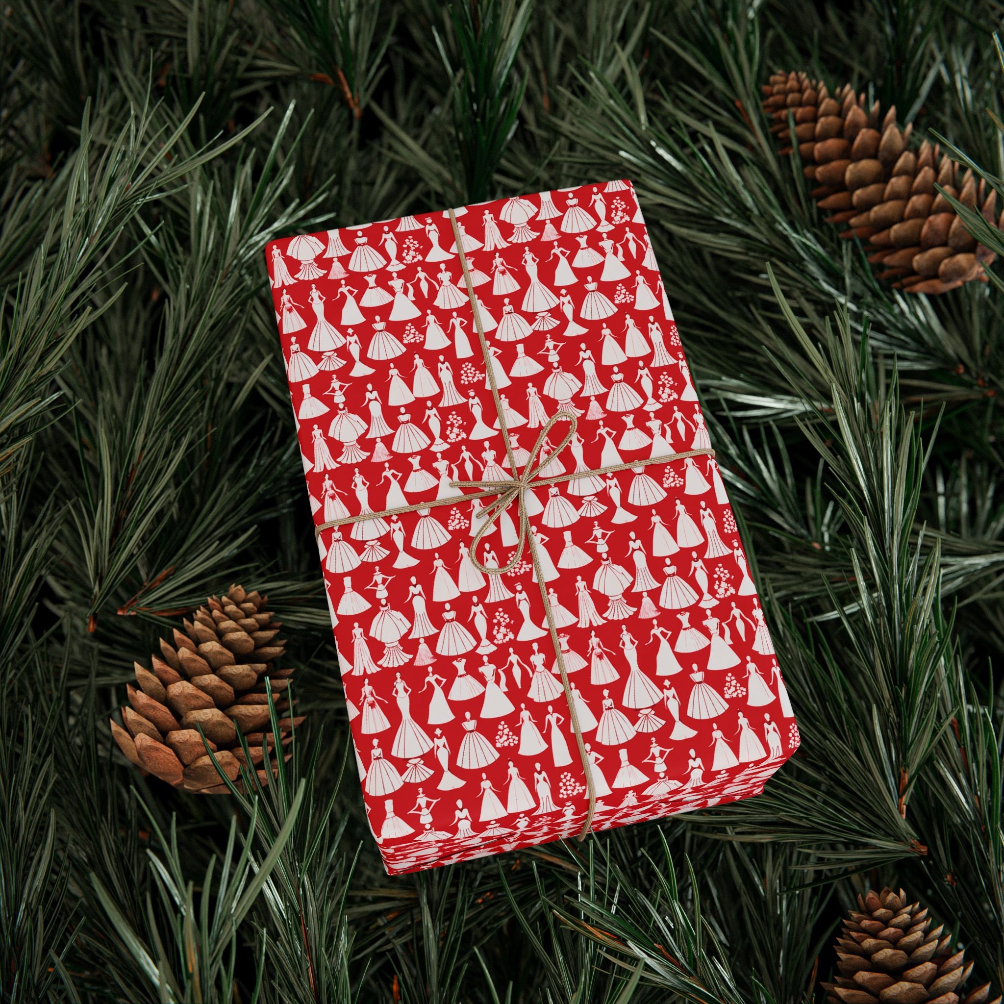 Bridal Shower Wrapping Paper Design 002 - Holiday Gift Wrapping Paper Roll