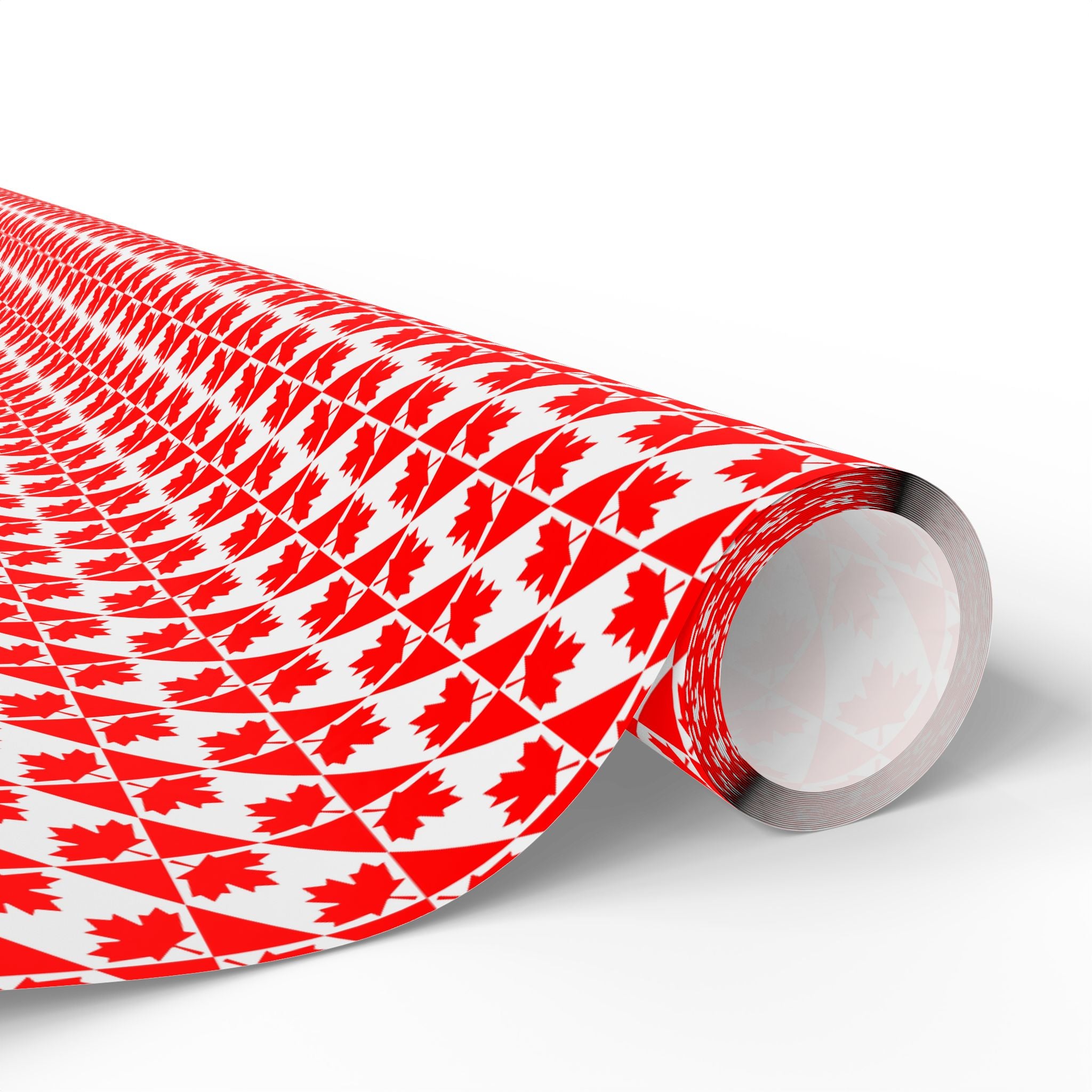 Canada Day Dueling Maples Wrapping Paper - Holiday Gift Wrapping Paper Roll