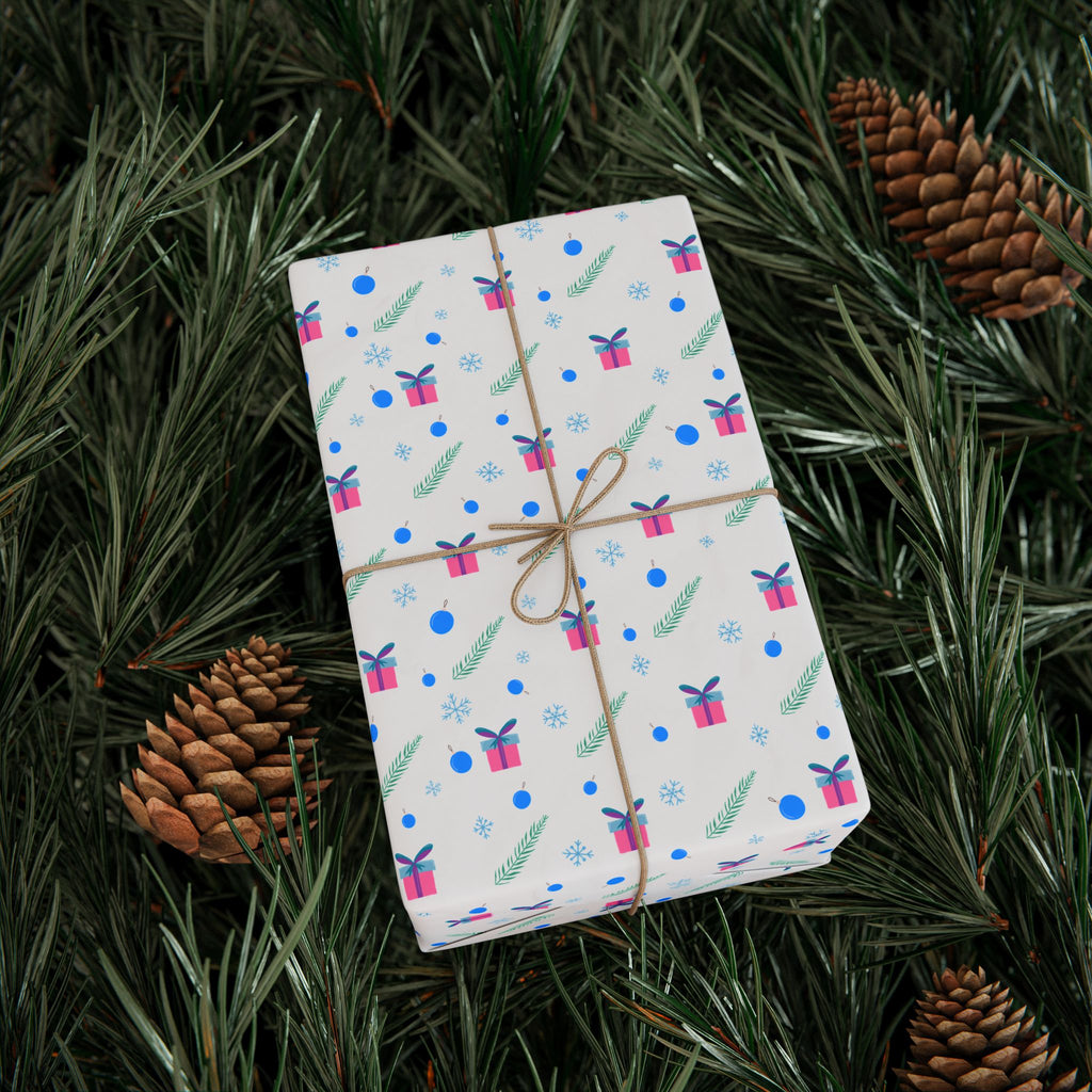 Christmas Vintage Holiday Wrapping Paper | Holiday Gift Wrapping Paper Roll